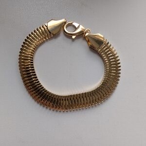 Gold-Tone Bracelet with Lobster Clasp